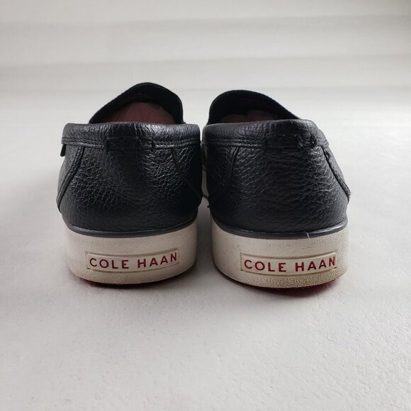 Cole Haan Nantucket Slip On Shoe Womens 8 B Black Leather Comfort Loafer - Picture 8 of 10